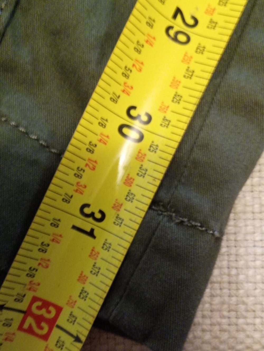 Women's Size 16 Old Navy  Olive Cargo Pants - Picture 9 of 10